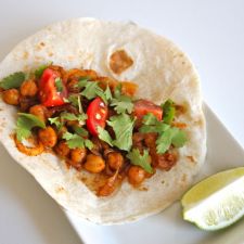 Soft Shell Chickpea Taco