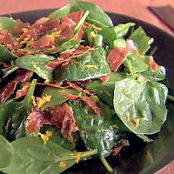 Spinach Salad with Orange Vinaigrette