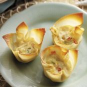 Green Chile Wonton Cups*****