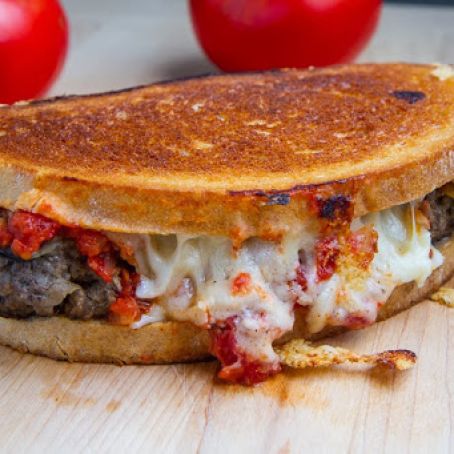 Moussaka Patty Melts