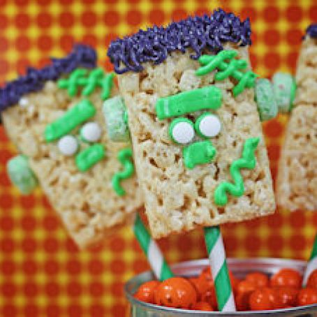Friendly Frankenstein Rice Krispies Treats®