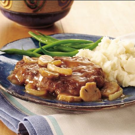 Salisbury Steak with Mushroom Gravy