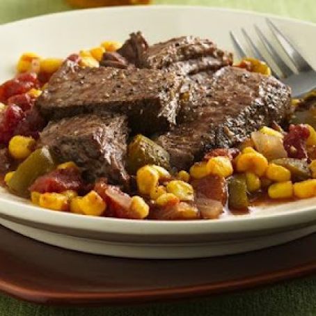 Cajun Pot Roast with Maque Choux (Cooking for Two)