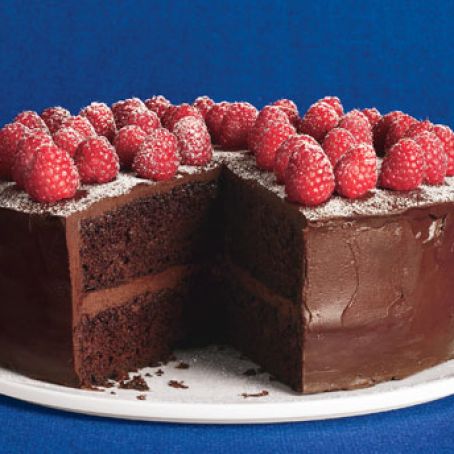 Chocolate-Raspberry Layer Cake