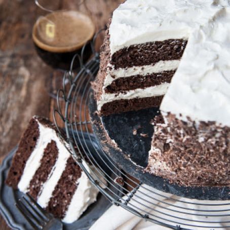 Black and Tan Stout Cake