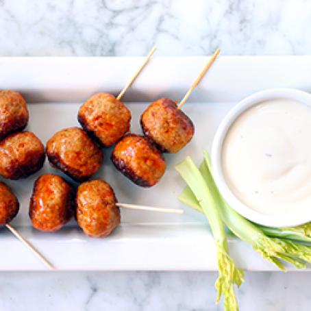 Buffalo Chicken Meatballs