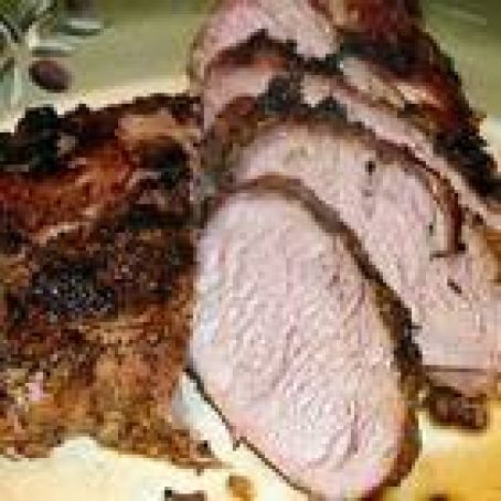Garlic Herb Grilled Pork Tenderloin