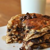 Chocolate Chip Oatmeal Cookie Pancakes