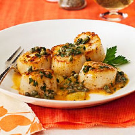 Lemon-Caper Scallops