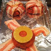 Pineapple Barbecue Bacon Burgers