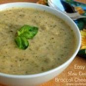 Slow Cooker Broccoli Cheese Soup