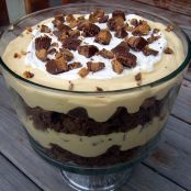 Peanut Butter Brownie Trifle