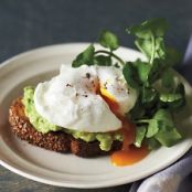 Sesame Toasts with Poached Eggs and Avocado