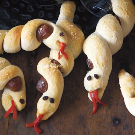 Curly Hotdog Snakes