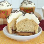 Reeses Fluffernutter Cupcakes