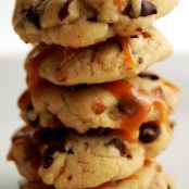 Mini Chocolate Chip Turtle Cookies