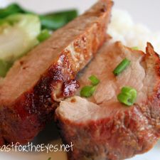Asian Glazed Roast Pork Tenderloin