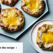 Cheese Danish with Mango and Lime
