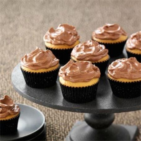 Desserts (Chocolate Frosted Peanut Butter Cupcakes)