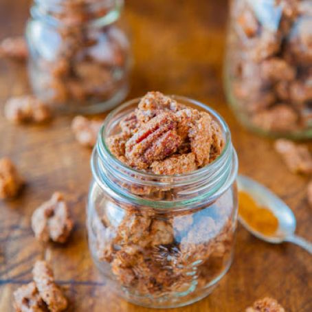 Cinnamon Sugar Candied Nuts