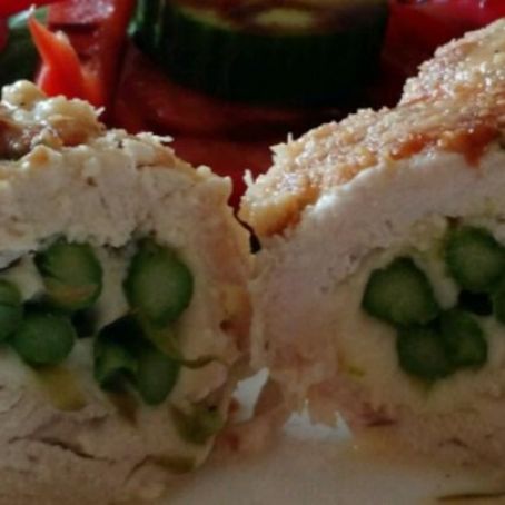 Chicken Asparagus Roll-Ups