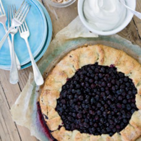 Free-Form Blueberry Tart