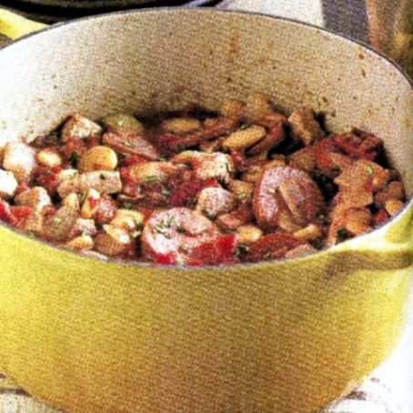 Pork, Cassoulet (Pork Cubes and Limas)