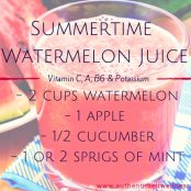 Summertime Watermelon Juice