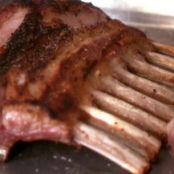 Rack of Lamb with Mint-Basil Pesto