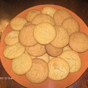 OLD FASHIONED GINGERSNAP COOKIES