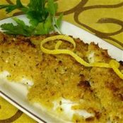 Baked Flounder W Parmesan Crumbs