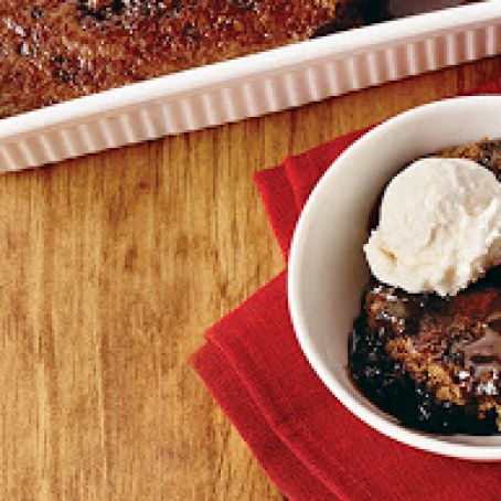 Creamy Brownie Pudding Cake