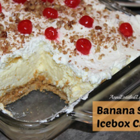 Banana Split Icebox Cake Recipe