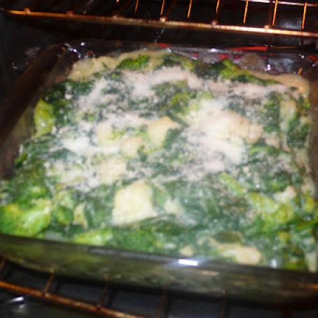 BROCCOLI CAULIFLOWER FLAN