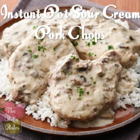 Instant Pot Sour Cream Pork Chops