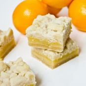 Meyer Lemon Shortbread Bars