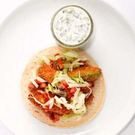 Fried Avocado Tacos
