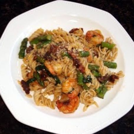 Shrimp Pasta with Asparagus