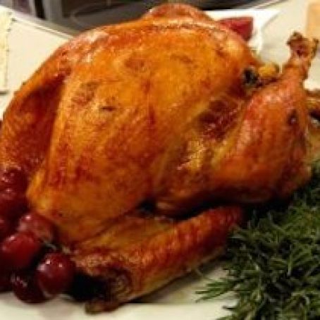 Pavo horneado con naranja y queso crema