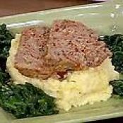 Tex-Mex Meatloaf with Chipotle Chile Glaze and Cheddar Mashed Potatoes