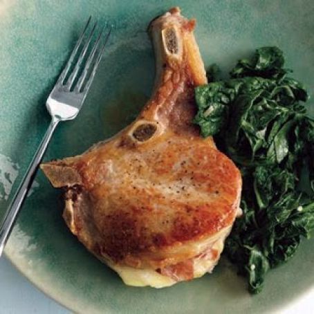 CENTER CUT PORK RIB CHOPS SALTIMBOCCA