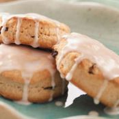 Iced Raisin Biscuits