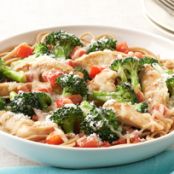 Parmesan, Chicken & Broccoli Pasta