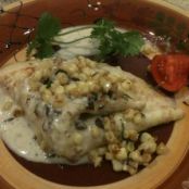 CREPAS DE HONGOS CON SALSA POBLANA