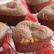 Valentine Brownies with Coconut-Pecan Filling