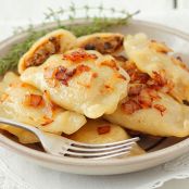Easy Bacon and Onion Pierogies