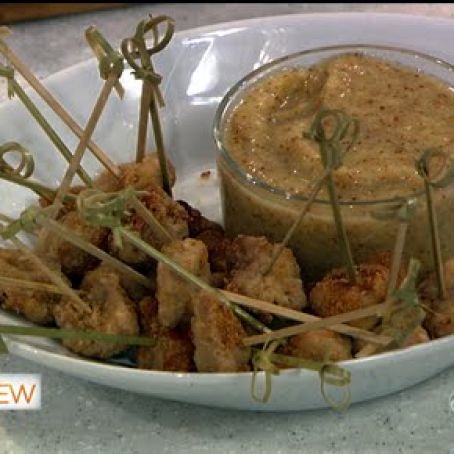 Clinton Kelly's Pork Schnitzel and Applesauce Bites