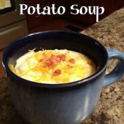 Easy Crockpot Potato Soup