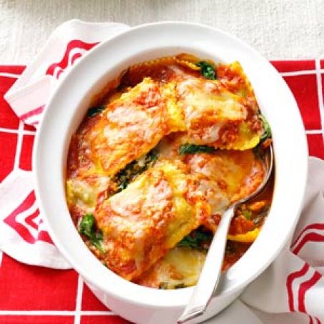 Spinach Ravioli Bake Recipe