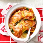 Spinach Ravioli Bake Recipe